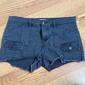 Mudd Black Cargo Women Shorts